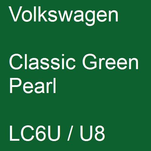 Volkswagen, Classic Green Pearl, LC6U / U8.